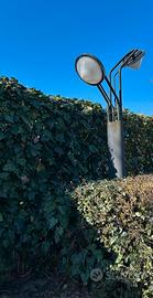 Lampioni bifacciali per giardino/parcheggio