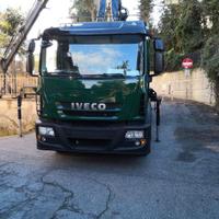 Eurocargo con gru e scarrabile