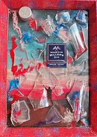 QUADRO VINTAGE BOTTIGLIA GIN