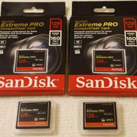 Compact Flash Sandisk Extreme PRO 160 Mb/s 128GB