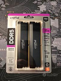 32GB Ram DDR5 Crucial Pro