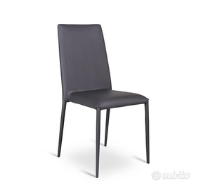 6 Sedie interamente rivestite similpelle