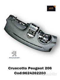 CRUSCOTTO SENZA AIRBAG PASSEGGERO PEUGEOT 206 2°