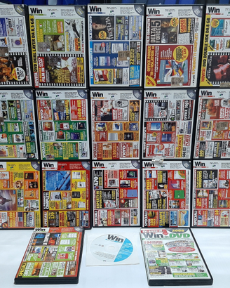 Win Magazine Raccolta DVD dal 61 al 86 + Omaggio