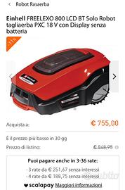 Robot tagliaerba Einhell FREELEXO 800 LCD BT