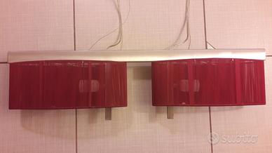 Lampadario a sospensione in acciaio inox