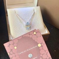 Girocollo Megazzini in oro bianco 18kt con Diamant