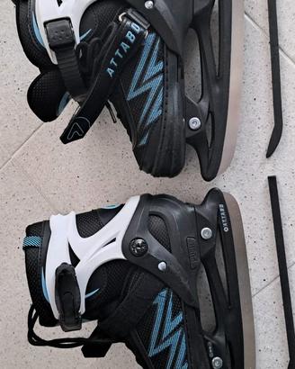 Pattini da ghiaccio bambino Attabo estensibili 30