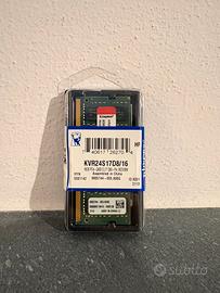 Kingston DDR4 16GB 2400MHZ CL17 SODIMM RAM