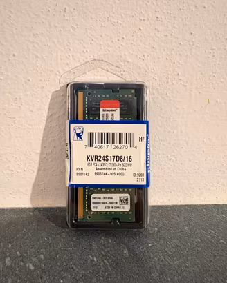 Kingston DDR4 16GB 2400MHZ CL17 SODIMM RAM