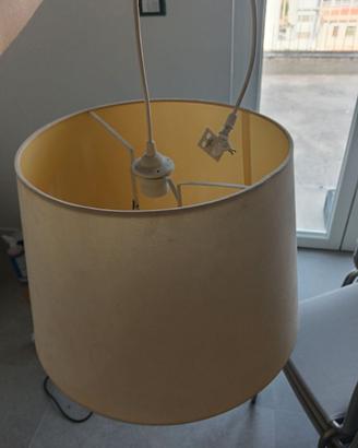 Coppia di lampadari con paralume ikea