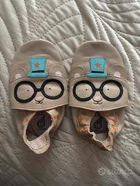 Pantofole bimbo Bobux in pelle 100% – 15,5 cm