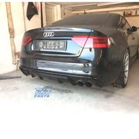 DIFFUSORE AUDI A5 B8 B81 COUPE CABRIO 11-16 LOOK R