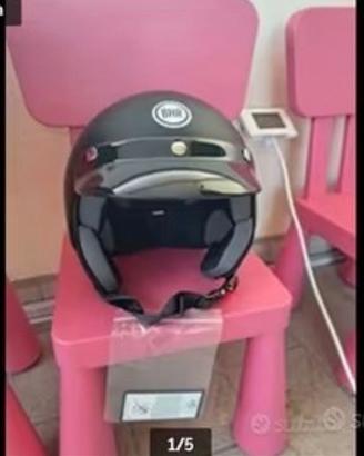 CASCO JET BHR NERO OPACO TAGLIA XL