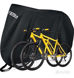 Telo Copri 2 Biciclette Esterno Impermeabile Foro