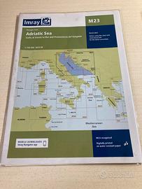 Cartina nautica geografica Alto Adriatico
