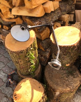 Lampada da officina antica