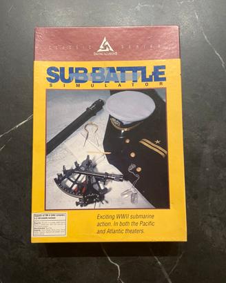 Sub Battle Simulator PC big box vintage completo