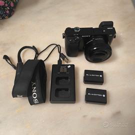 Fotocamera Sony A6000 + 16-50mm + 2 batterie