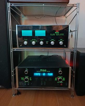 amplificatore mcintosh mc 2105+ preampli mx120