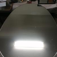 specchio ovale, altezza cm 85x cm 50