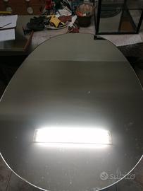 specchio ovale, altezza cm 85x cm 50