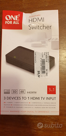 Hdmi switcher one for one