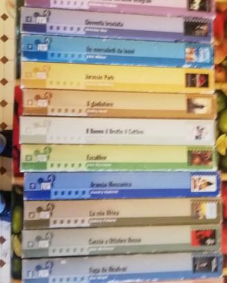 15 VHS videocassette della collana i grandi film