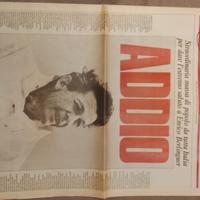 quotidiani L'Unita' - 1984 -Enrico Berlinguer