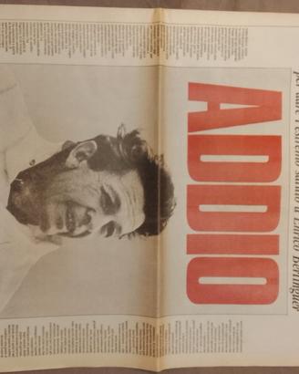 quotidiani L'Unita' - 1984 -Enrico Berlinguer