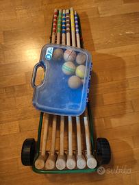 Gioco del croquet vintage