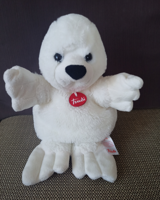 Peluche Foca Trudi.Al suo interno sacchetto riscal