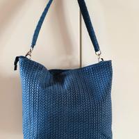 borsa donna a spalla vera pelle nuova
