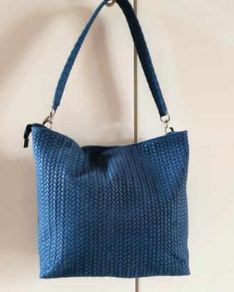 borsa donna a spalla vera pelle nuova