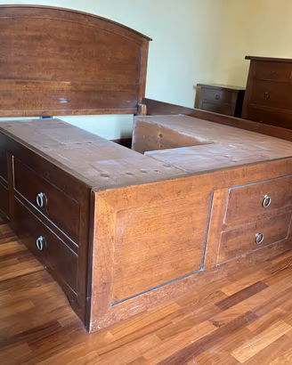 Camera da letto completa Caramel in legno scuro