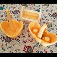 Set Portatovaglioli, Portabicchieri, Portarotolo