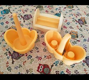 Set Portatovaglioli, Portabicchieri, Portarotolo