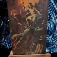 Stampa su legno Mattia Preti - Madonna del Rosario