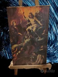 Stampa su legno Mattia Preti - Madonna del Rosario