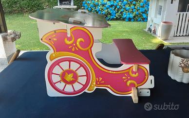 Banco per gioco e disegno bimbi