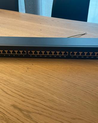 Patch panel deleyCON  24 porte CAT 6 rack 19” 1U