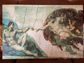 Quadro eseguito a mano in pasta d’oro