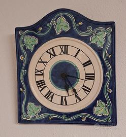 orologio da parete in ceramica