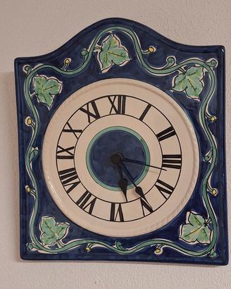 orologio da parete in ceramica