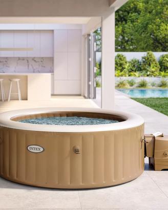 Intex pure spa 4 posti beige idromassaggio nuovo