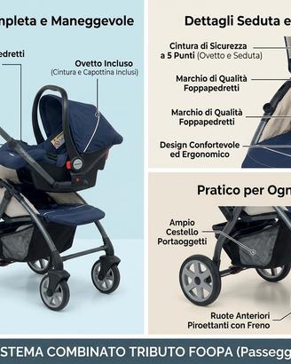 Passeggino Foppapedretti Twin One
