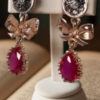 orecchini art decò stile antico 