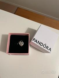 Charm Cuore Lucchetto Chiave Pandora Originale