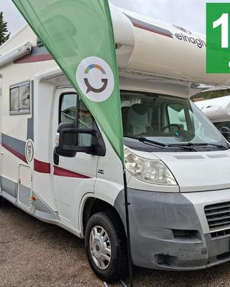 CAMPER ELNAGH DUCATO MANSARDATO 7 POSTA DOPPIA DIN