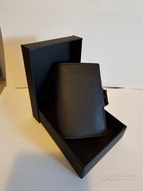 Portafoglio Uomo Nero Nuovo 